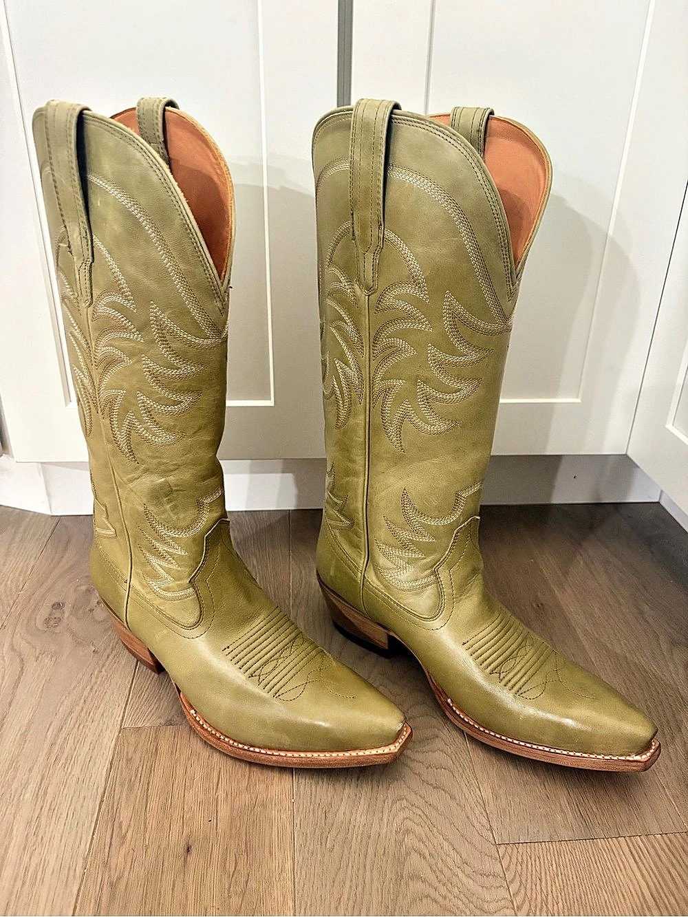 Tecovas The Annie Light Sage Western Boots size 10